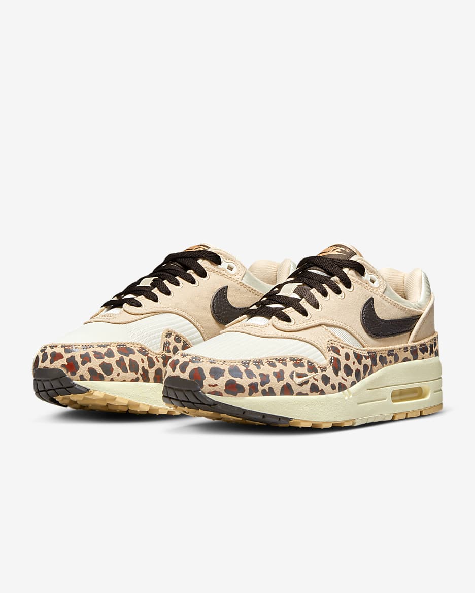 Nike Air Max 1 '87 Women's Shoes - Sesame/Coconut Milk/Amber Brown/Cacao Wow