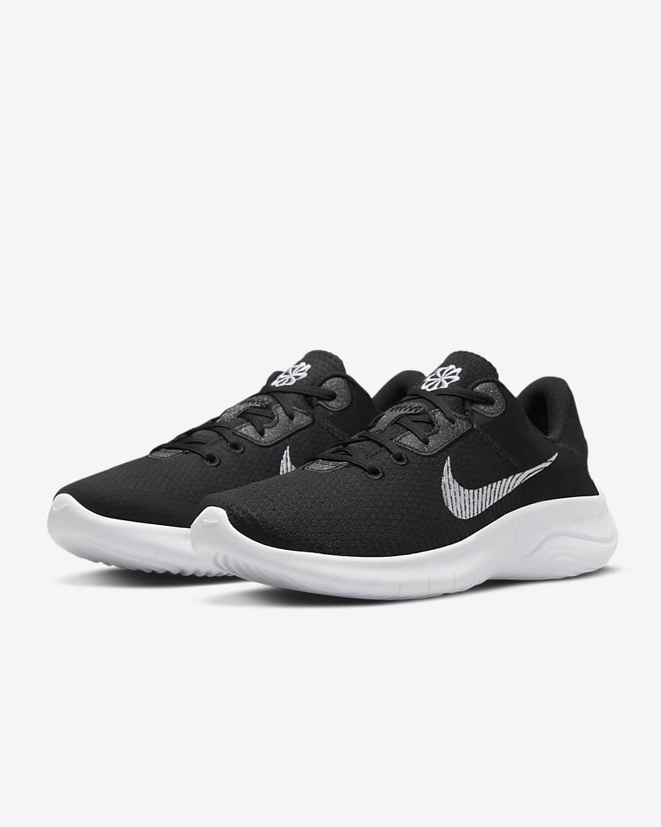 Nike Flex Experience Run 11 Men's Road Running Shoes - Black/White