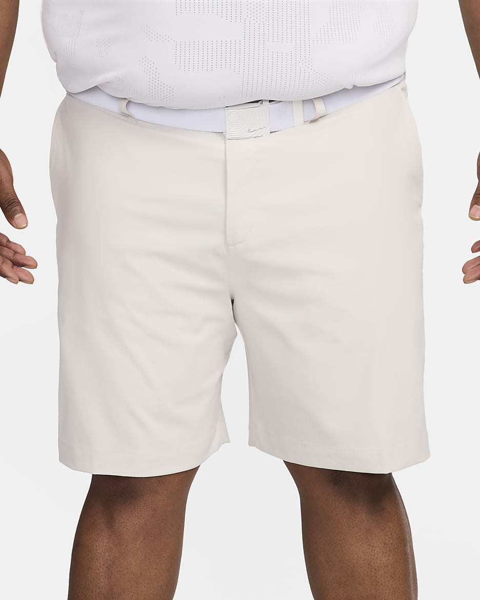 Calções de golfe estilo chino de 20 cm Nike Tour para homem - Light Bone/Preto