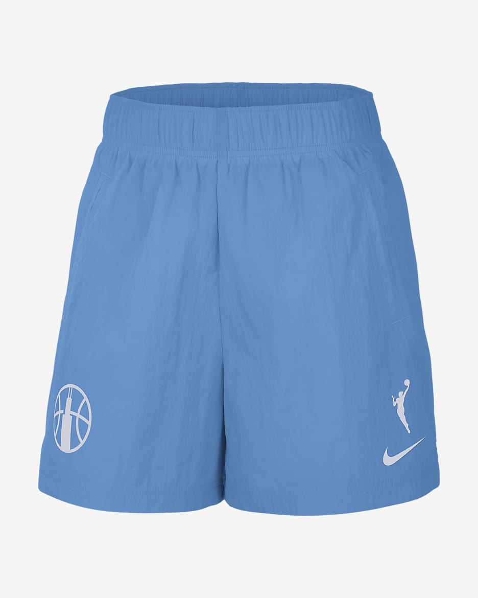 Chicago Sky Essential Women's Nike WNBA Repel Woven Shorts - Coast/White