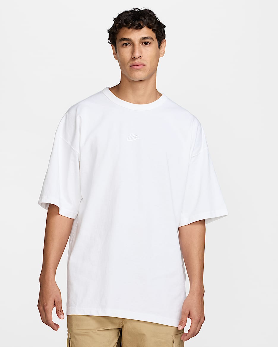 Nike Sportswear Premium Essentials Men's Oversized T-Shirt - White