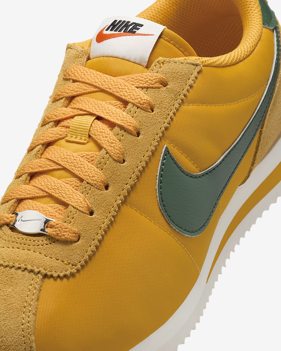 Nike Cortez Textile Schuh - Yellow Ochre/Safety Orange/Schwarz/Gorge Green