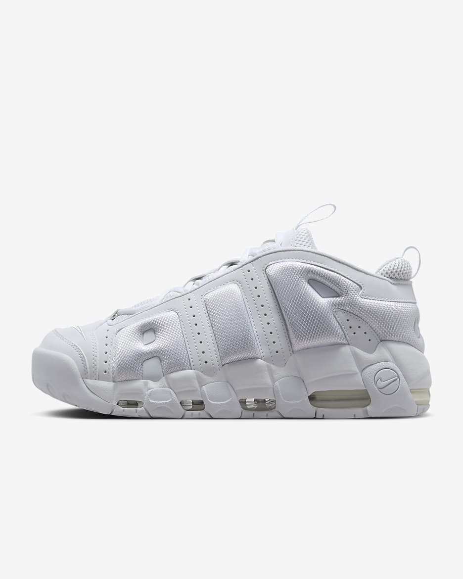 Nike Air More Uptempo Low Men's Shoes - White/White
