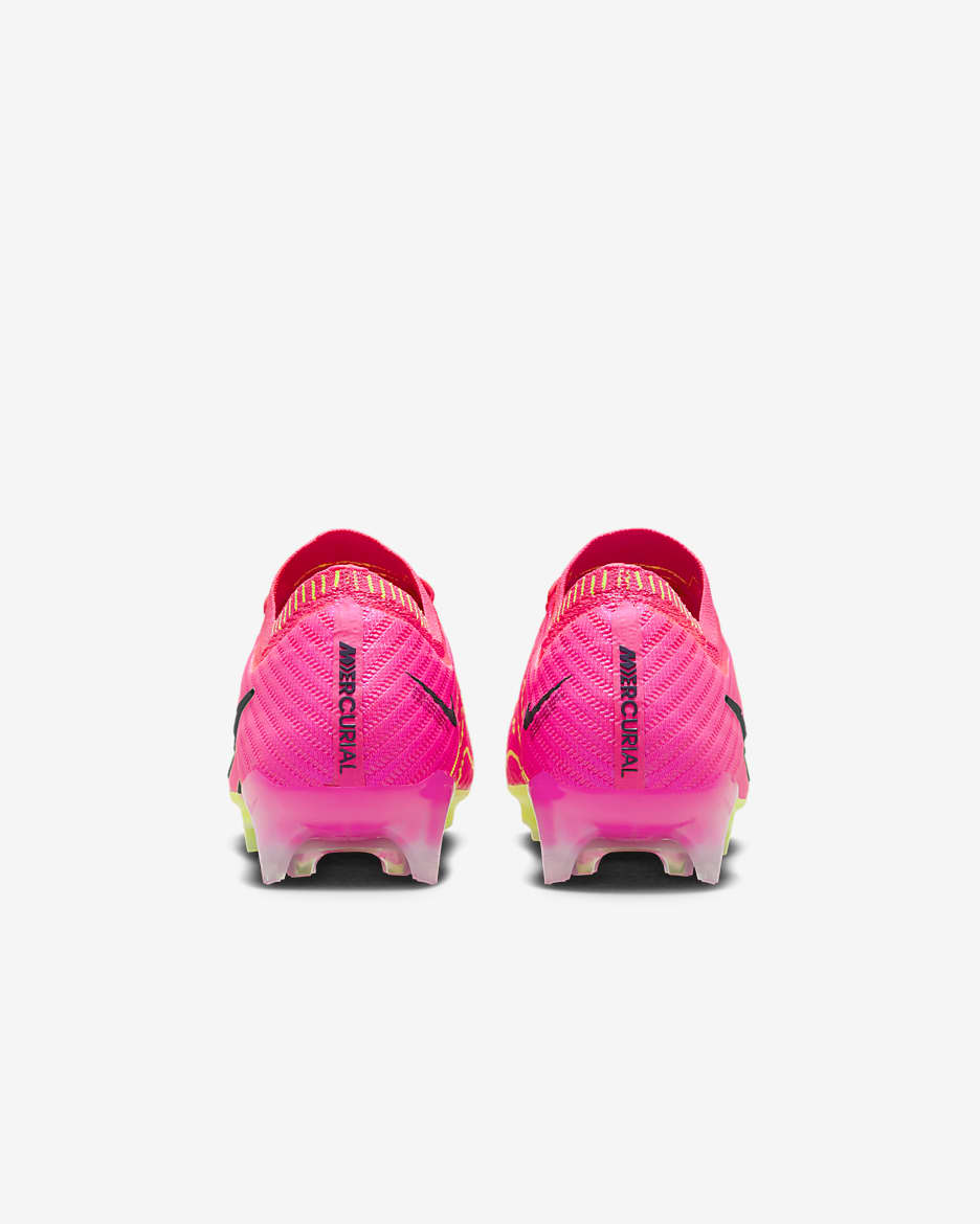 Nike Mercurial Vapor 15 Elite Firm Ground Low-Top Soccer Cleats - Pink Blast/Gridiron/Volt