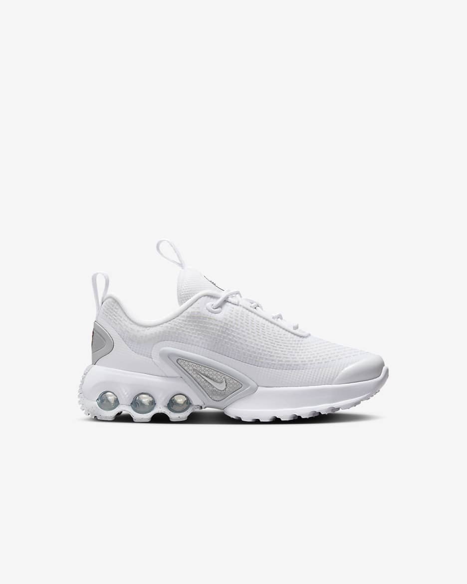 รองเท้าเด็กเล็ก Nike Air Max Dn - ขาว/ขาว/Metallic Silver/ขาว