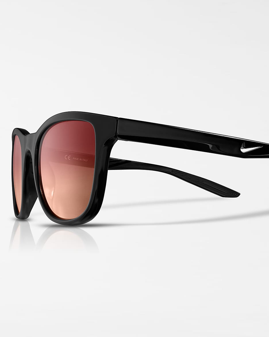 Nike Rebelry Mirrored Sunglasses - Black/Burgundy