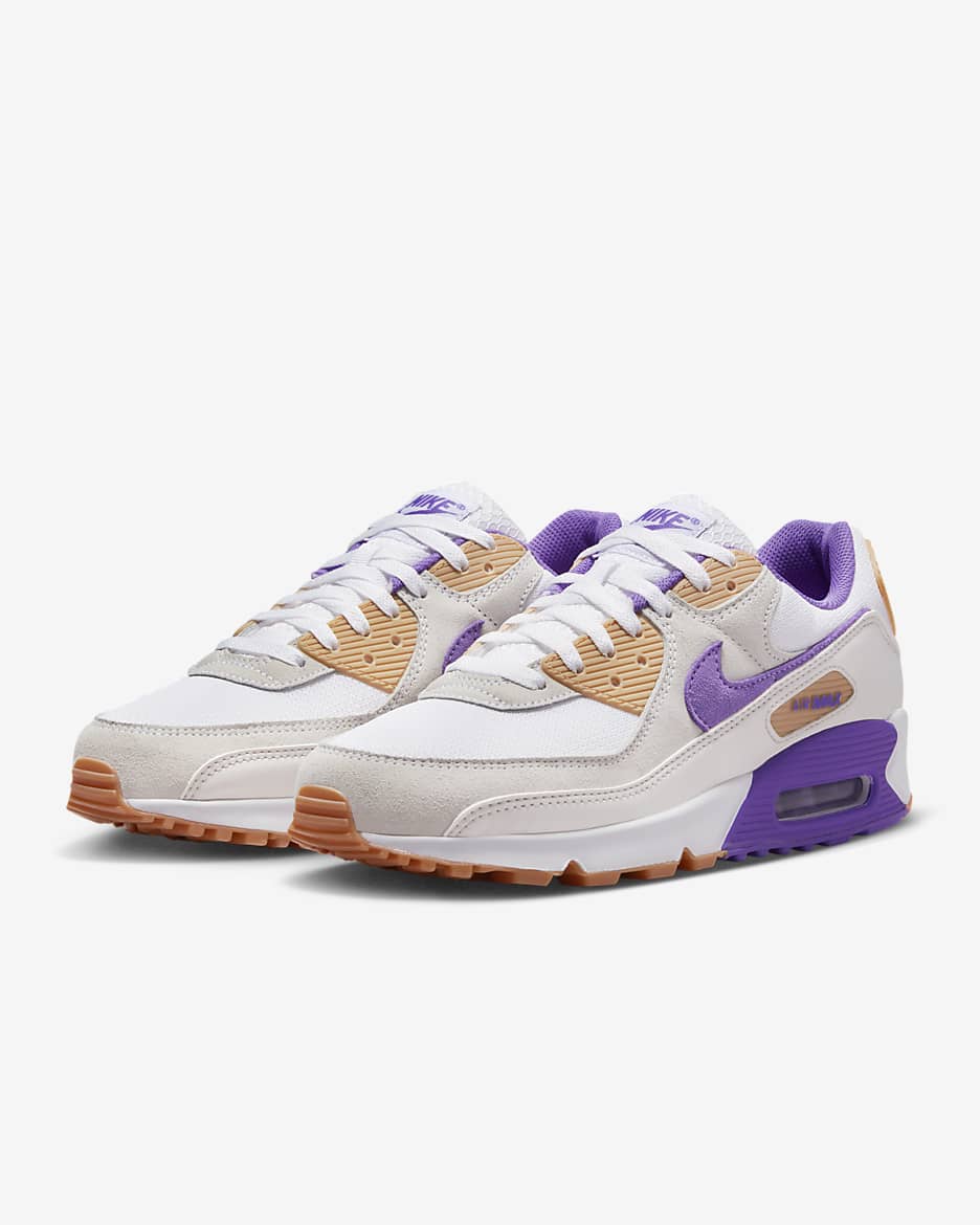 Nike Air Max 90 Men's Shoes - White/Phantom/Citron Tint/Action Grape