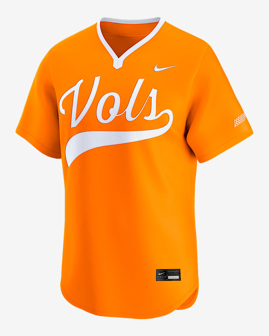 Tennessee Volunteers Men's Nike College Limited Baseball Jersey - Bright Ceramic