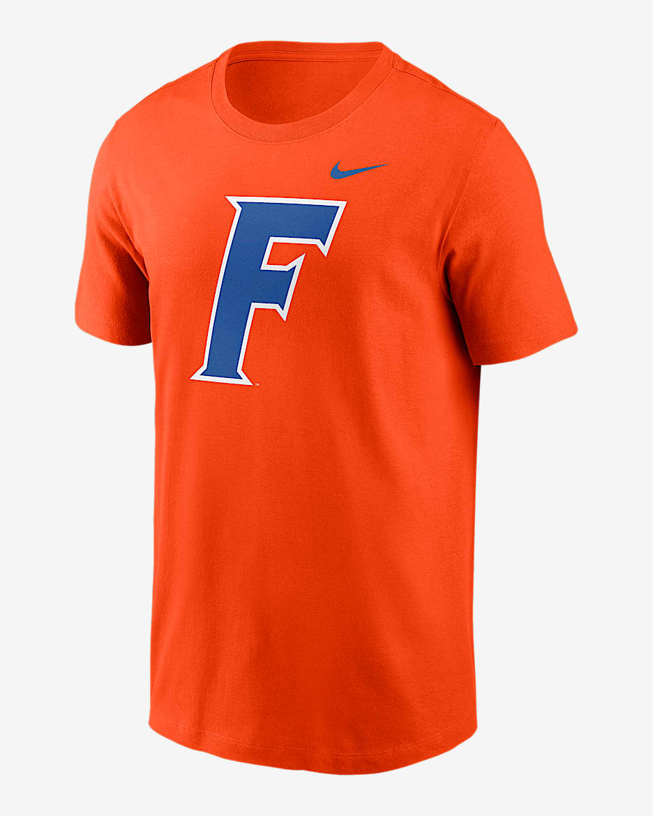 Playera universitaria Nike para hombre Florida Gators Baseball Logo - Naranja