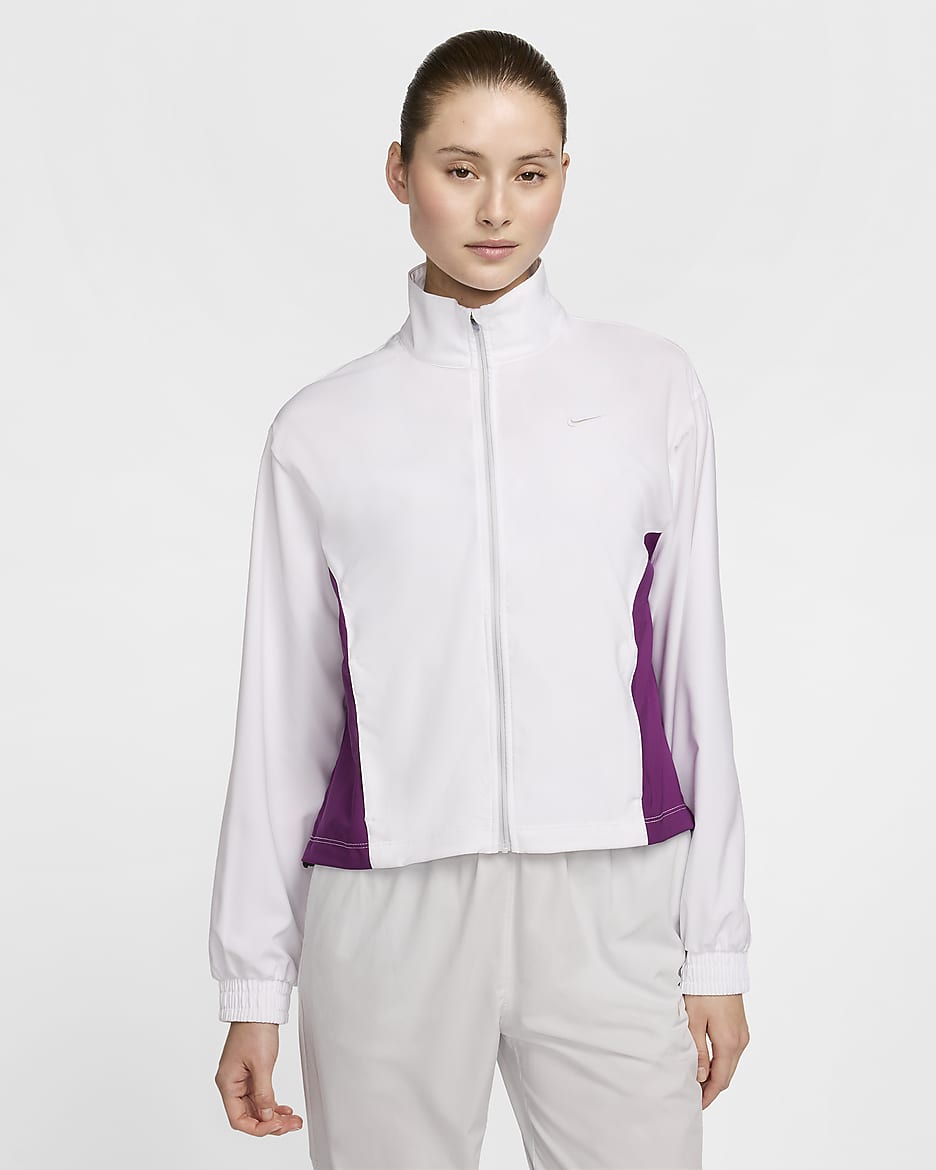 ナイキ ワン ウィメンズ Dri-FIT ルーズ ジャケット - ホワイト/バイオテック/フォトンダスト/フォトンダスト