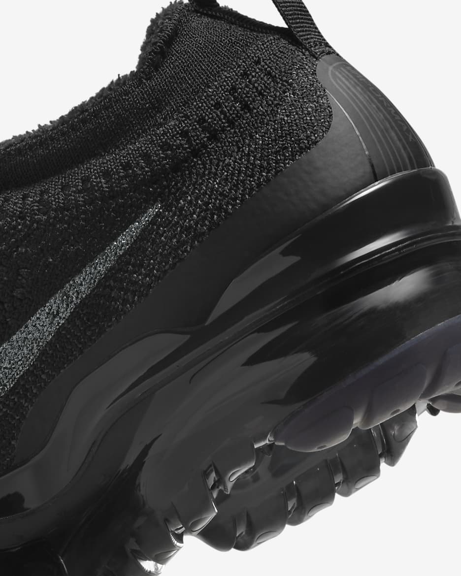 Nike Air VaporMax 2023 Flyknit 女鞋 - 黑色/黑色/Anthracite