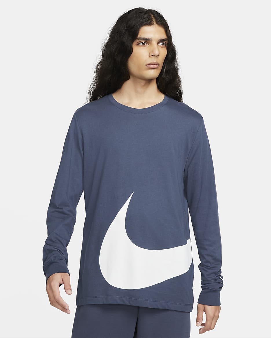 Nike Sportswear Men's Long-Sleeve T-Shirt - Thunder Blue