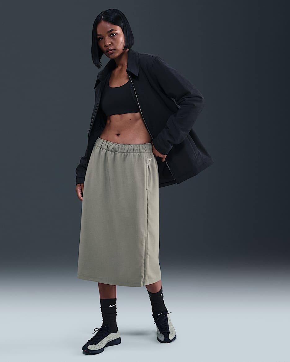 Nike Wool Classics Skirt - Light Army