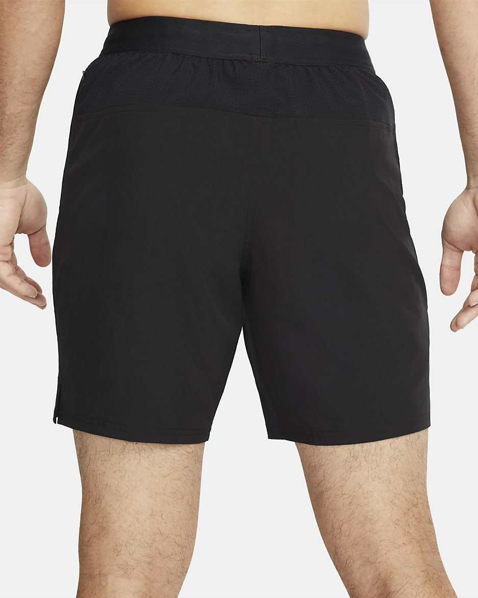 Calções de banho de 18 cm Volley Nike Fusion para homem - Preto/Preto