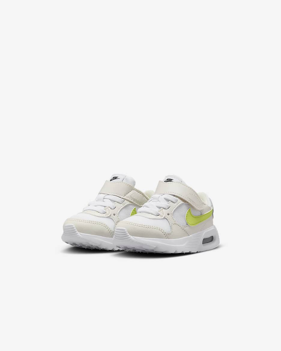 Tenis para bebé e infantil Nike Air Max SC - Blanco/Fantasma/Negro/Cíber