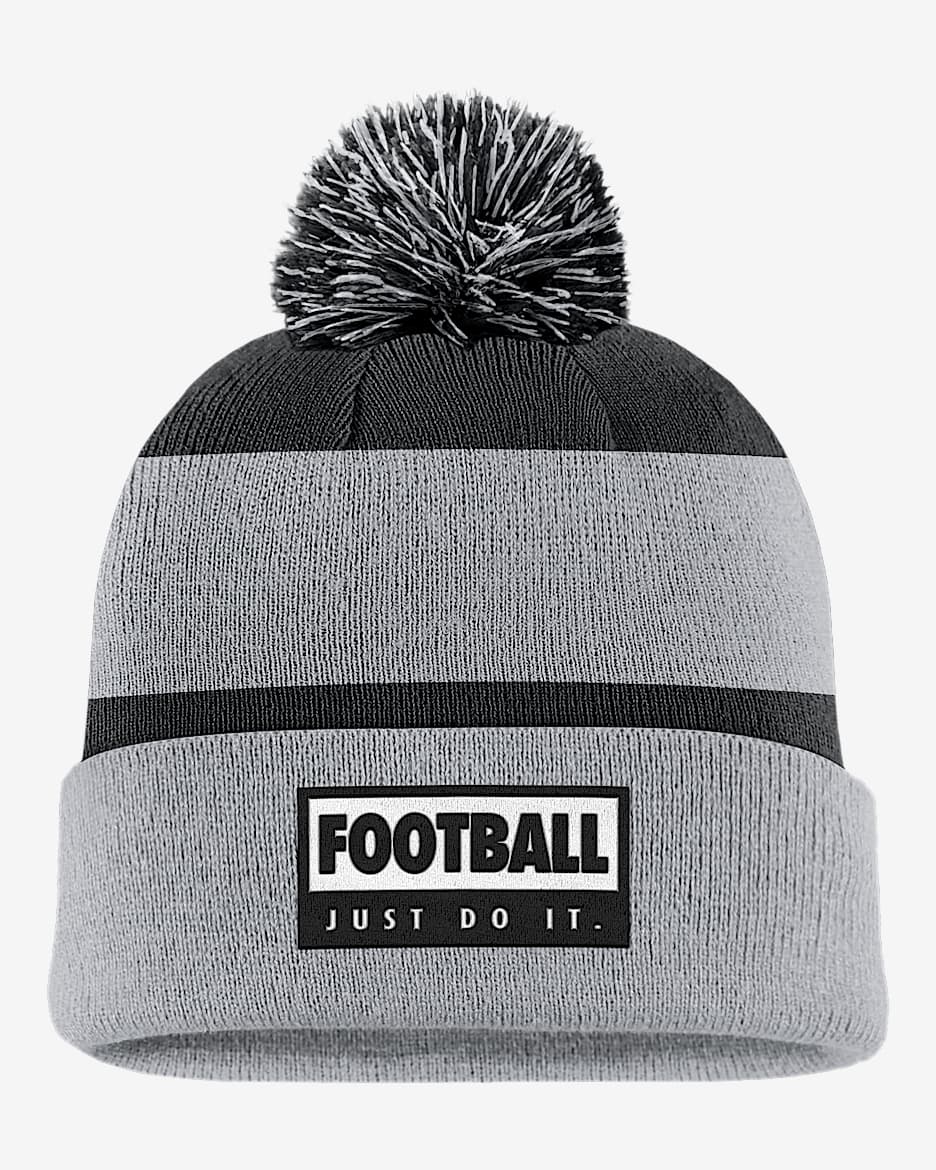 Gorro de fútbol americano Nike Swoosh Peak - Gris lobo