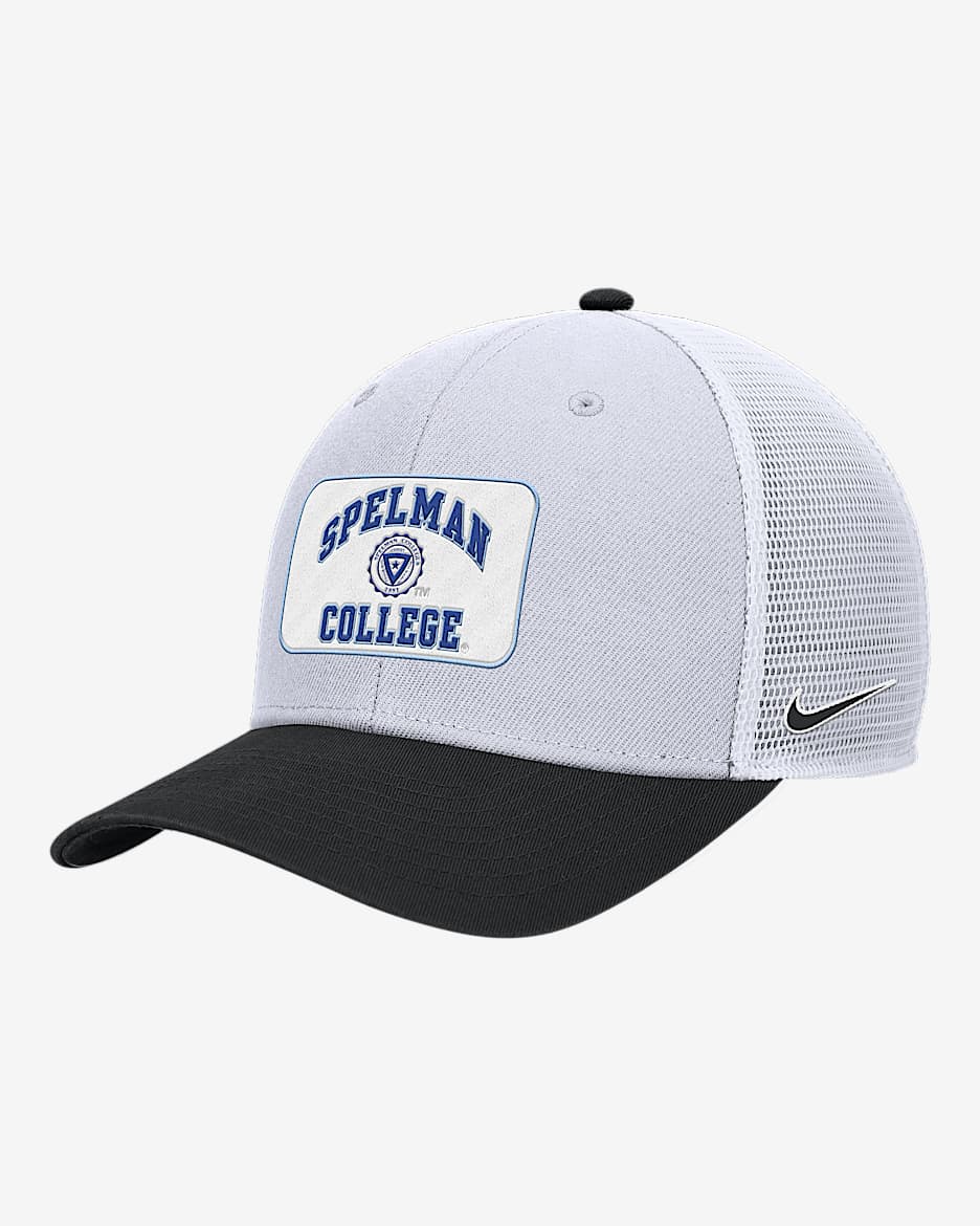 Spelman Rise Nike College Trucker Cap - White