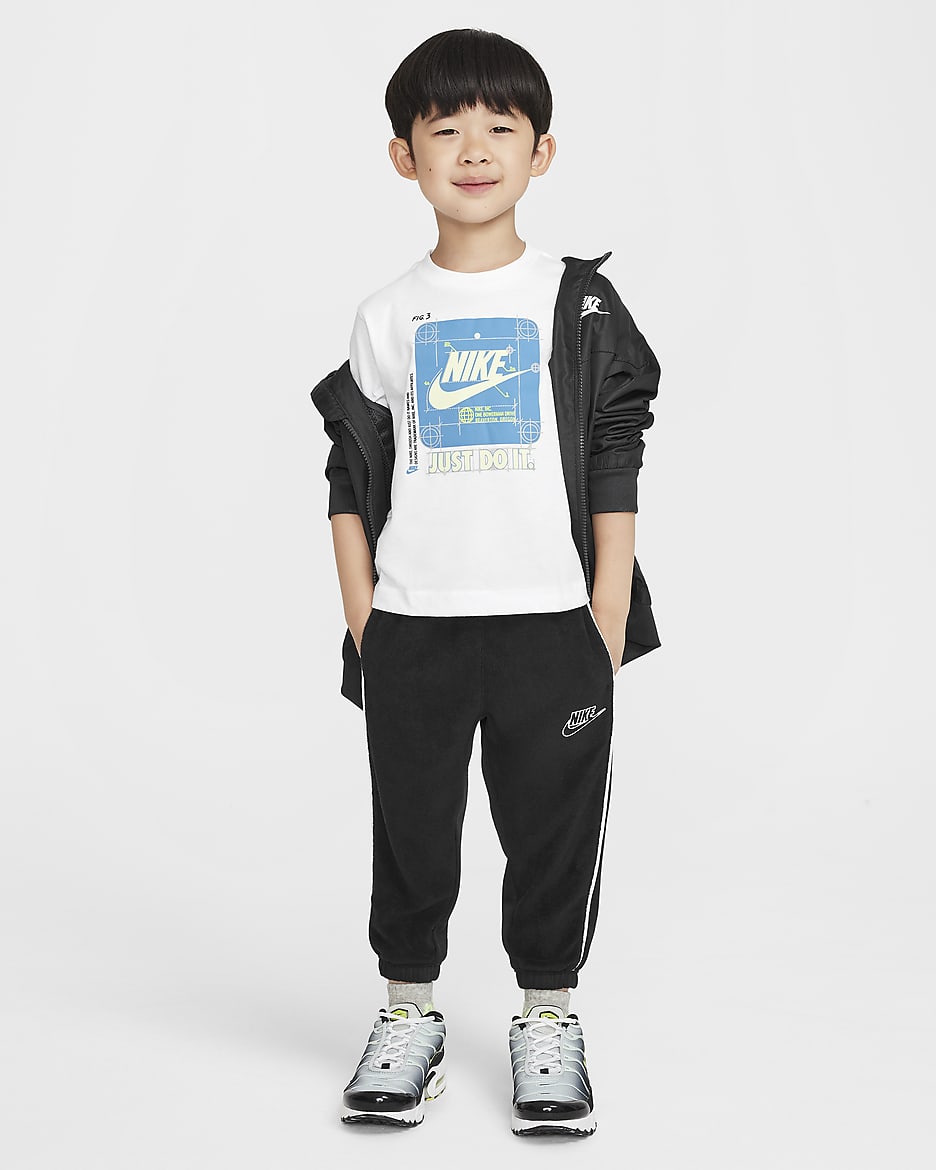 T-shirt Future Utility Nike pour tout-petit - Blanc