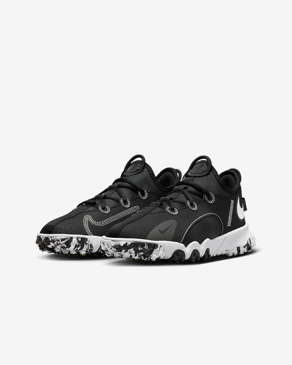 Nike Future Field Little/Big Kids' Cleats - Black/Dark Smoke Grey/Volt/White