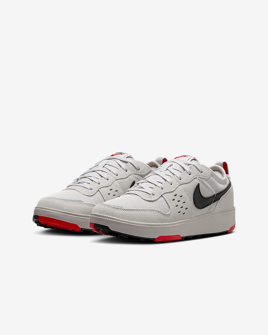 Nike C1TY Older Kids' Shoes - College Grey/Vast Grey/Fire Red/Black