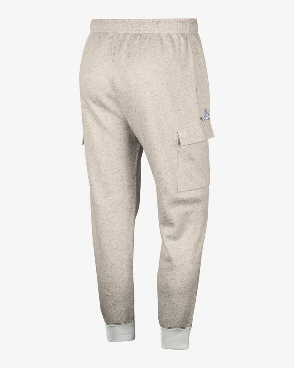 UCLA Club Men's Nike College Cargo Pants - Birch/Heather/Grey Fog/Signal Blue