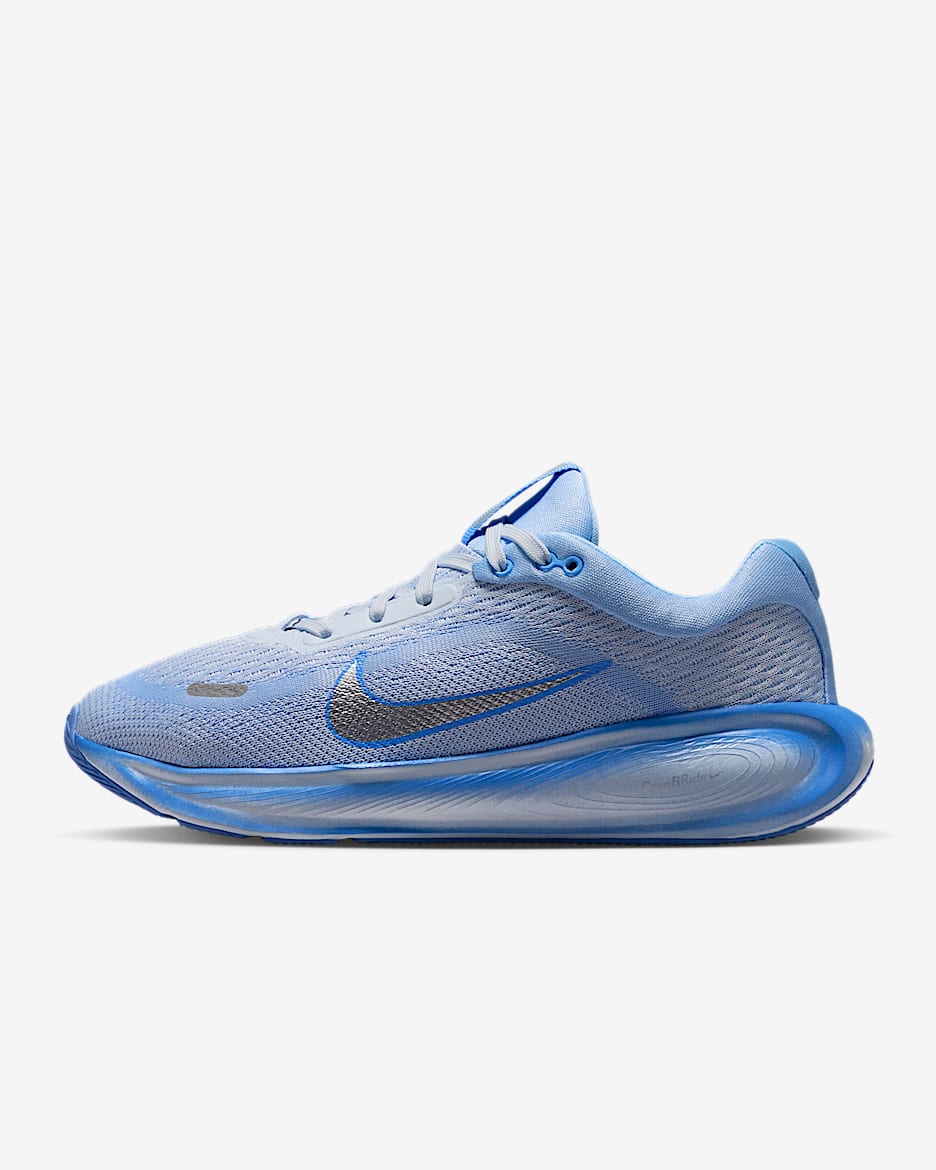 Nike Stellar Ride Older Kids' Running Shoes - Aluminium/Football Grey/Royal Pulse/Metallic Silver