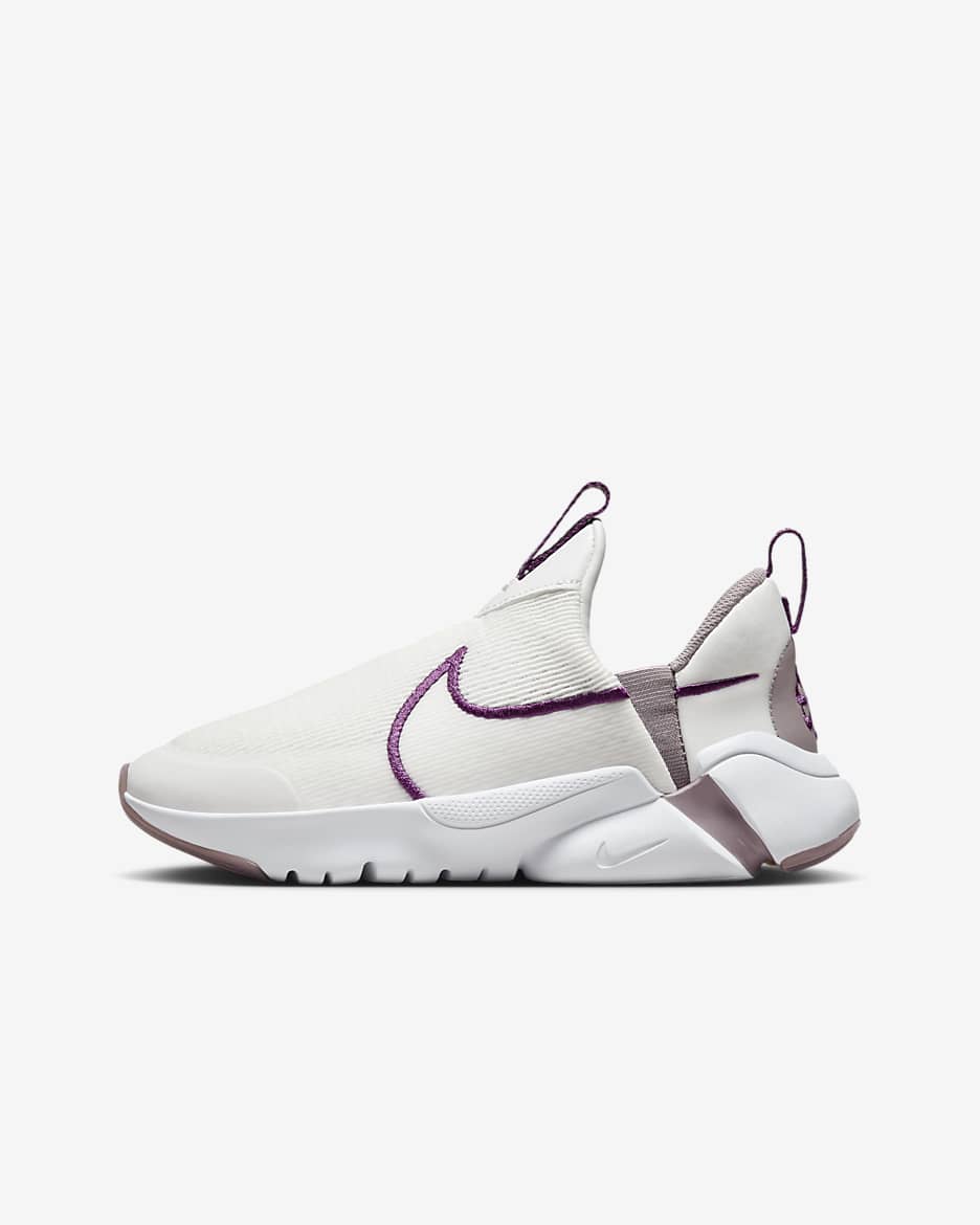 Nike Flex Plus 2 大童跑鞋 - Summit White/Light Violet Ore/白色/Viotech