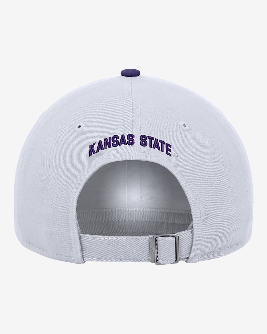 Kansas State Nike College Campus Cap - White