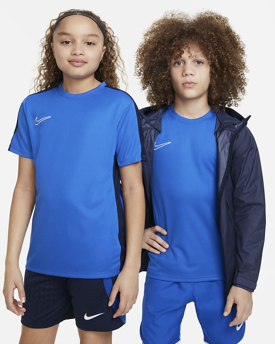 Haut de football Nike Dri-FIT Academy23 pour enfant - Royal Blue/Obsidian/Blanc