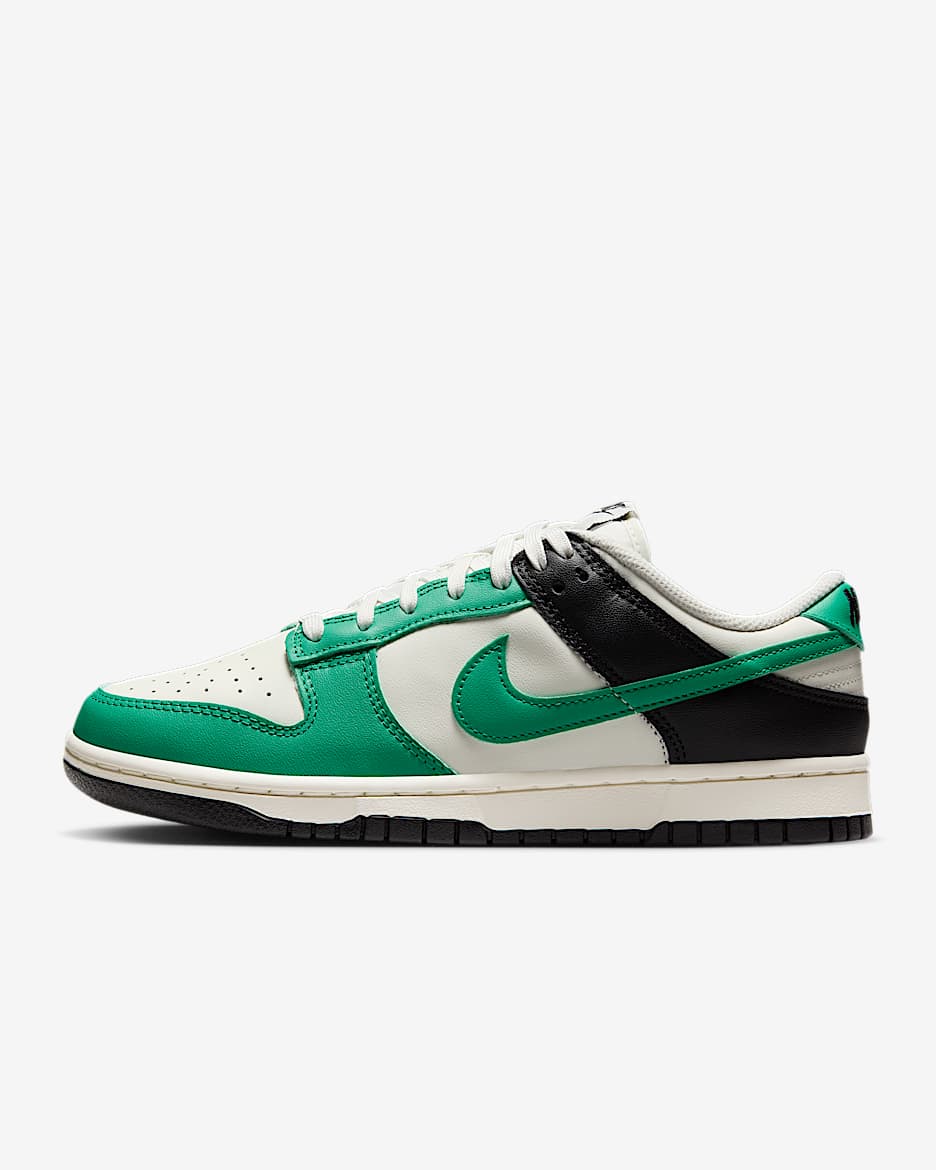 Nike Dunk Low damesschoenen - Sail/Zwart/Stadium Green