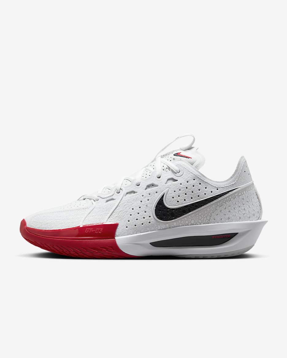 Nike G.T. Cut 3 kosárlabdacipő - Fehér/Sport Red/Obsidian