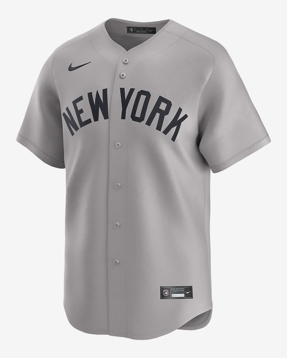 Jersey Nike Dri-FIT ADV de la MLB Limited para hombre Gerrit Cole New York Yankees - Gris