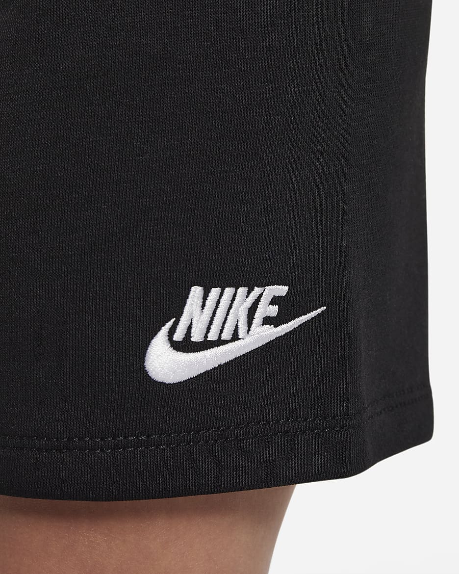 Nike Club Toddler Knit Shorts Set - Black/White