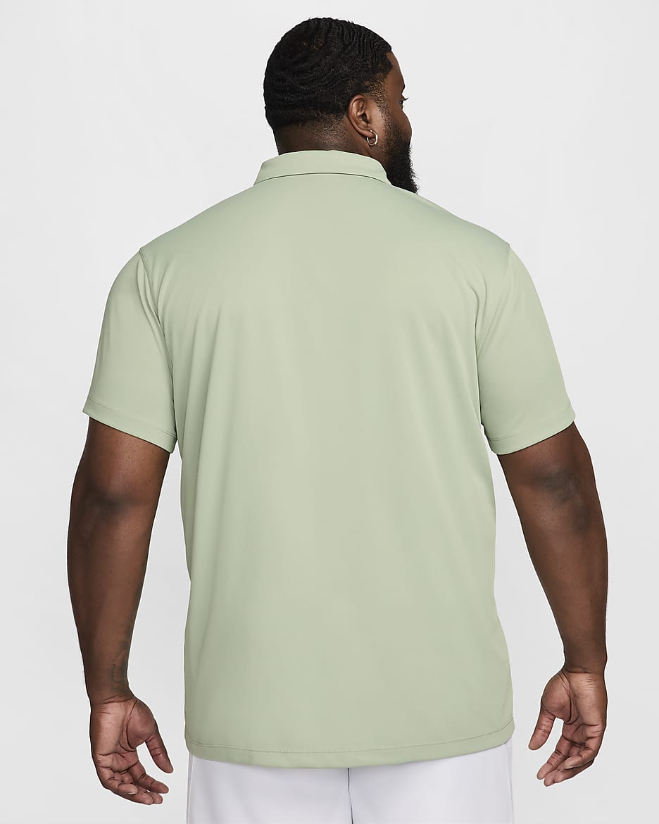 Polo da tennis NikeCourt Dri-FIT - Uomo - Jade Horizon/Bianco