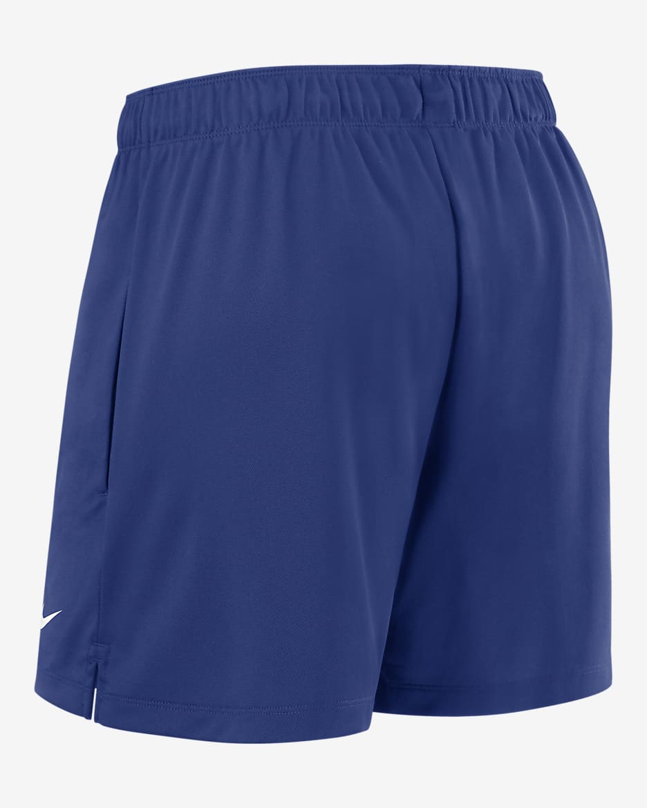 Shorts Nike Dri-FIT de la MLB para mujer Toronto Blue Jays Authentic Collection Practice - Royal