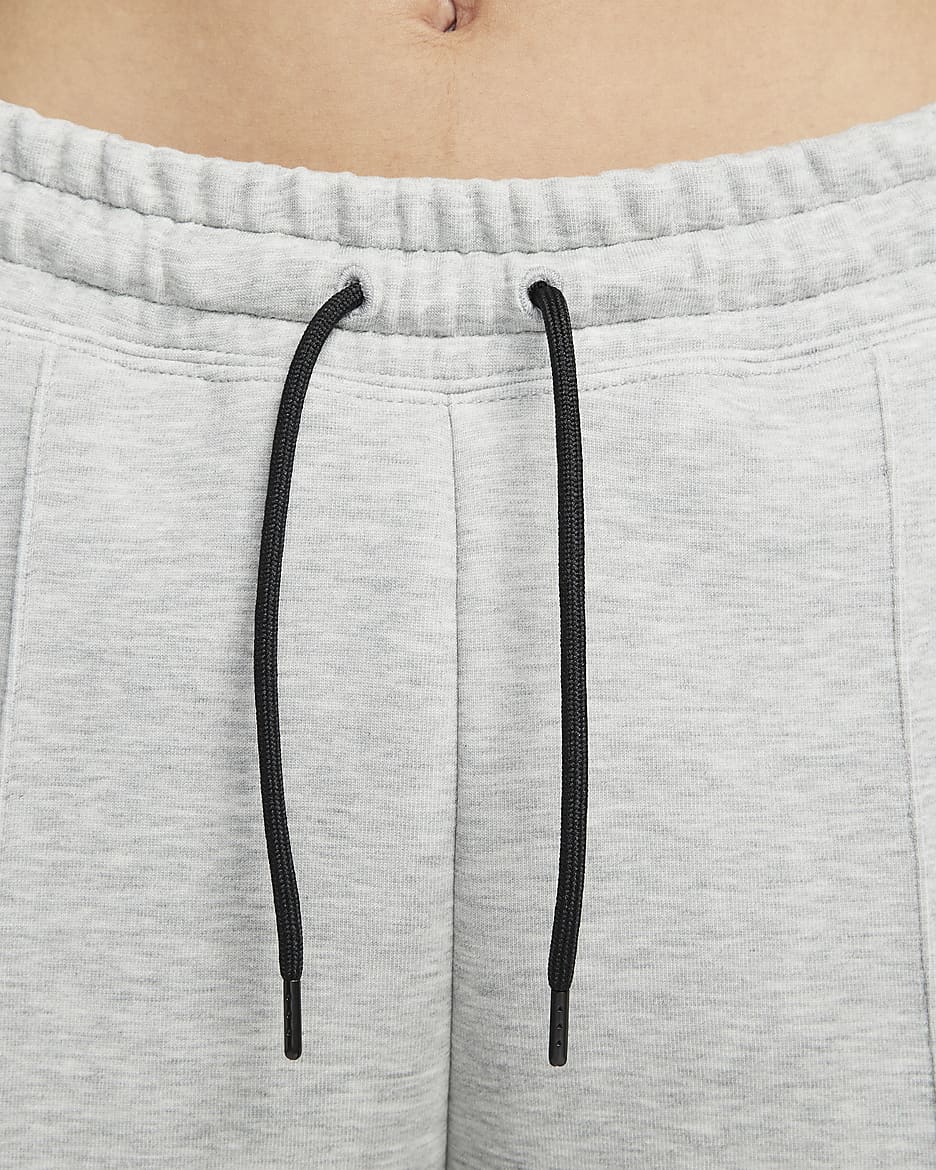 Nike Sportswear Tech Fleece Women's Mid-Rise Joggers - Dark Grey Heather/Black