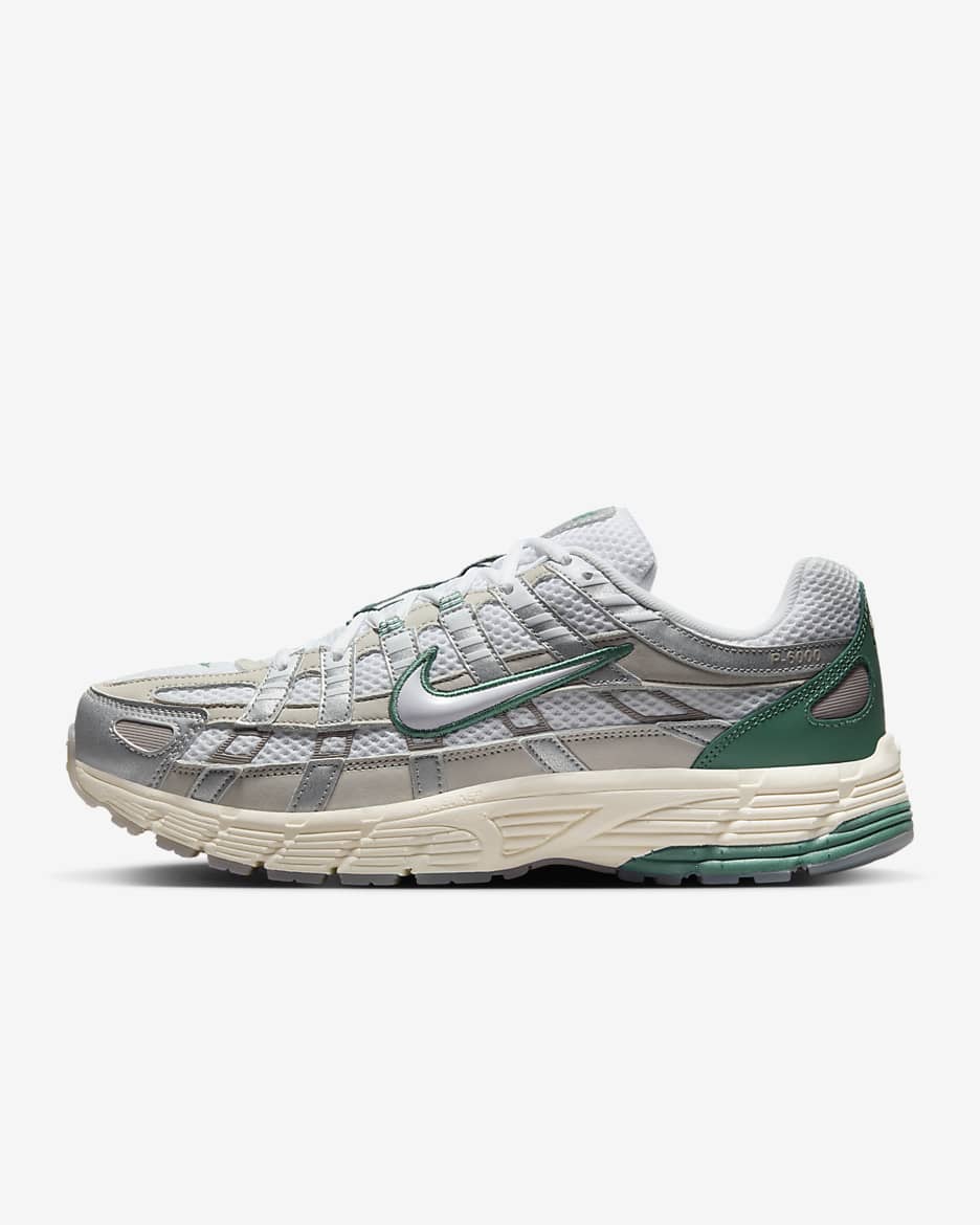 รองเท้า Nike P-6000 Premium - Light Bone/Metallic Silver/Bicoastal/ขาว