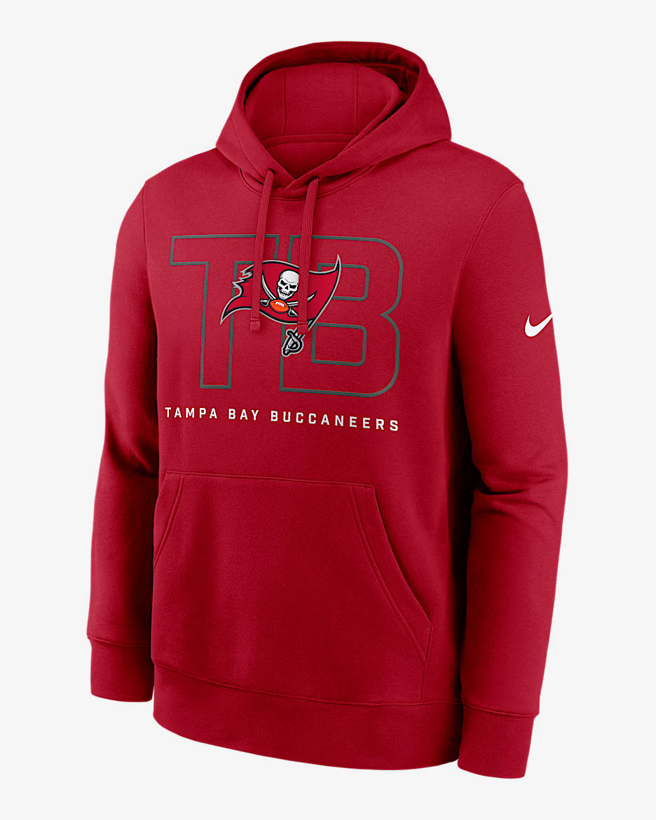 Tampa Bay Buccaneers Busted Play Club Men's Nike NFL Pullover Hoodie - Red