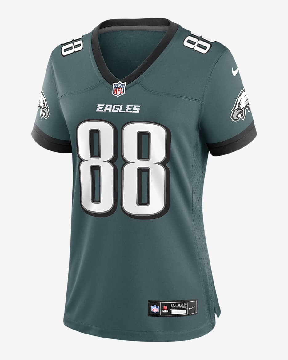 Jersey de la NFL Nike Game para mujer Dallas Goedert Philadelphia ...