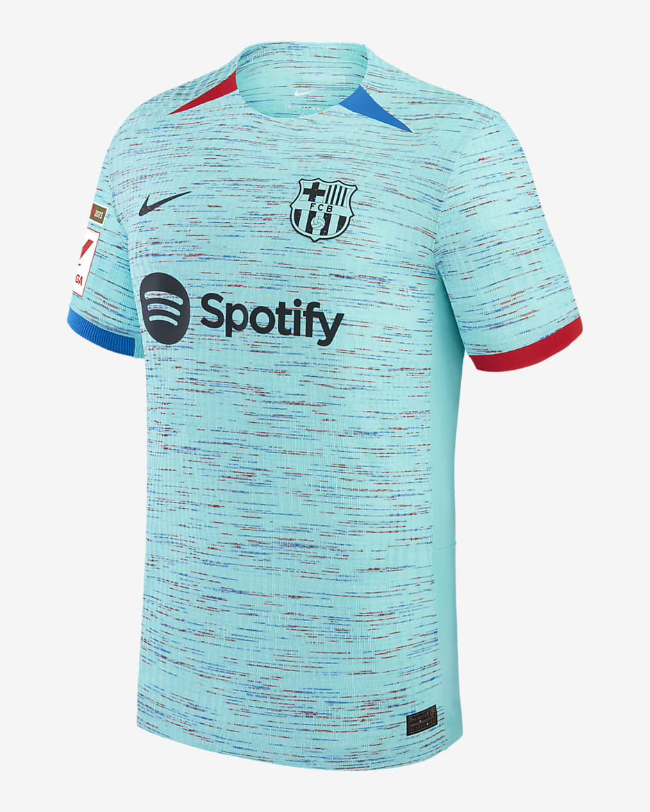 Jersey de fútbol Nike Dri-FIT ADV del Barcelona visitante 2023/24 Match Robert Lewandowski para hombre - Agua