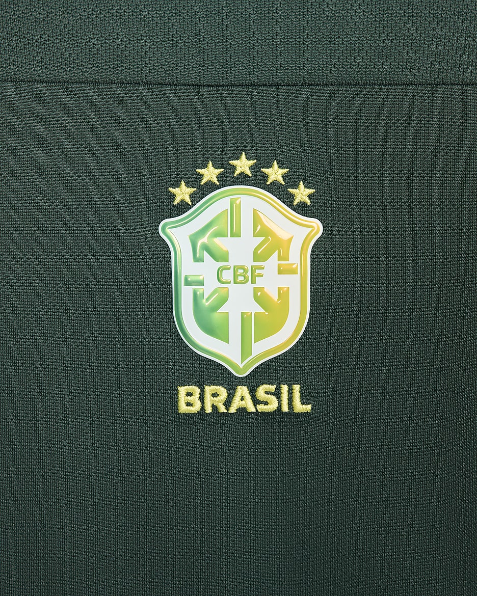 Jersey de fútbol Nike Dri-FIT de Brasil para hombre - Verde pro/Verde chispa claro/Amarillo dinámico