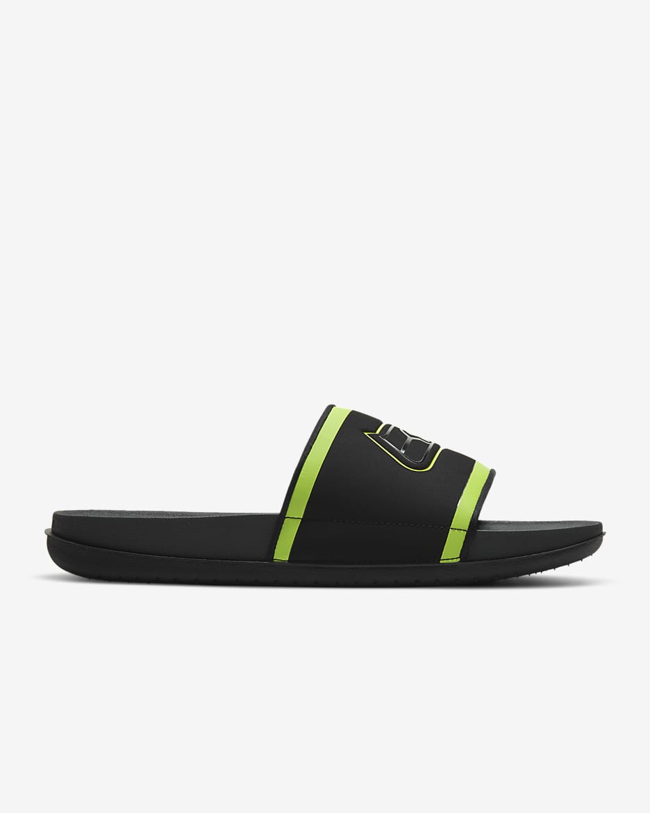 Nike Offcourt (NFL Seattle Seahawks) Slide - Black/Action Green/College Navy/Anthracite