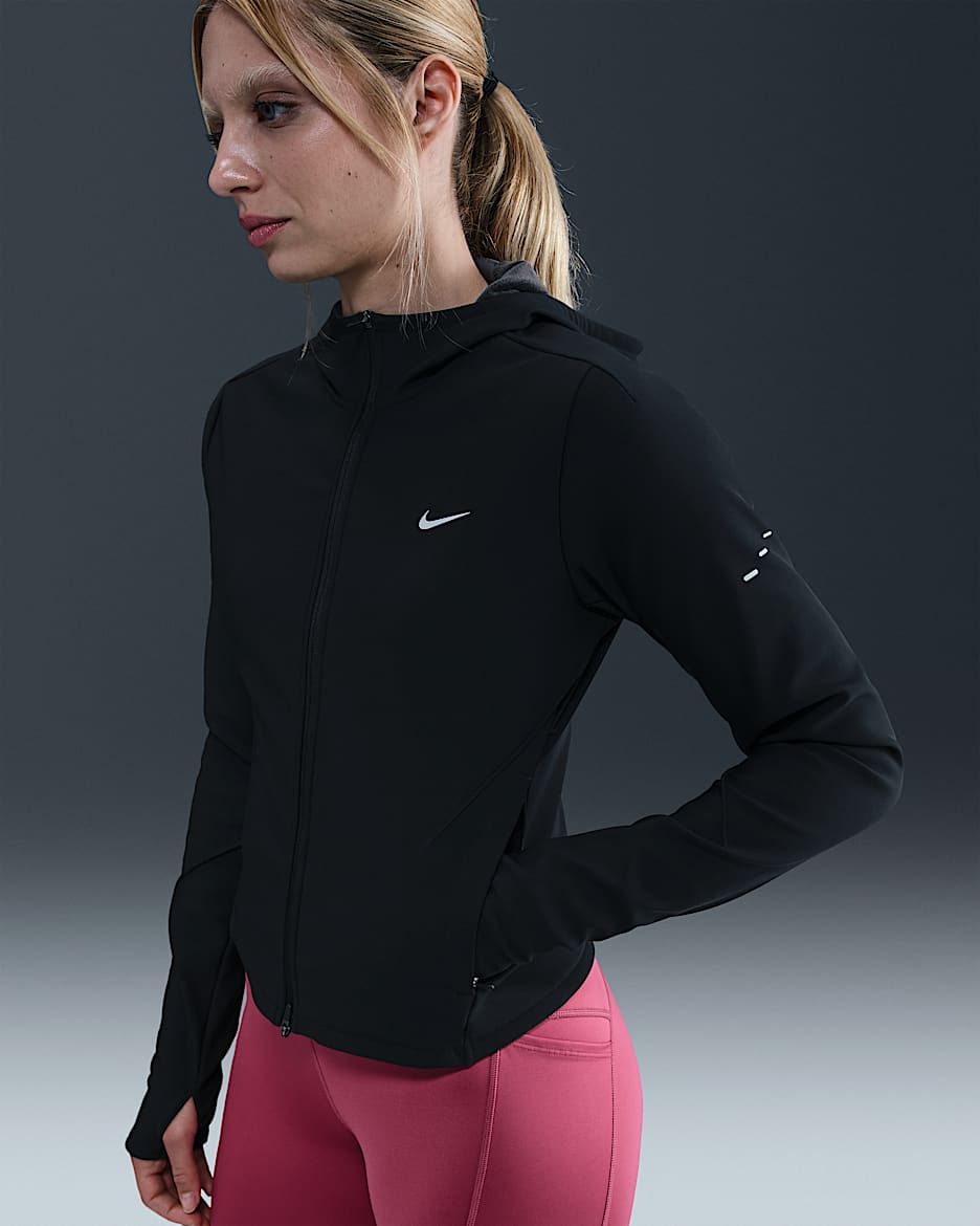 Nike Swift Women's Therma-FIT Fitted Running Jacket - Black