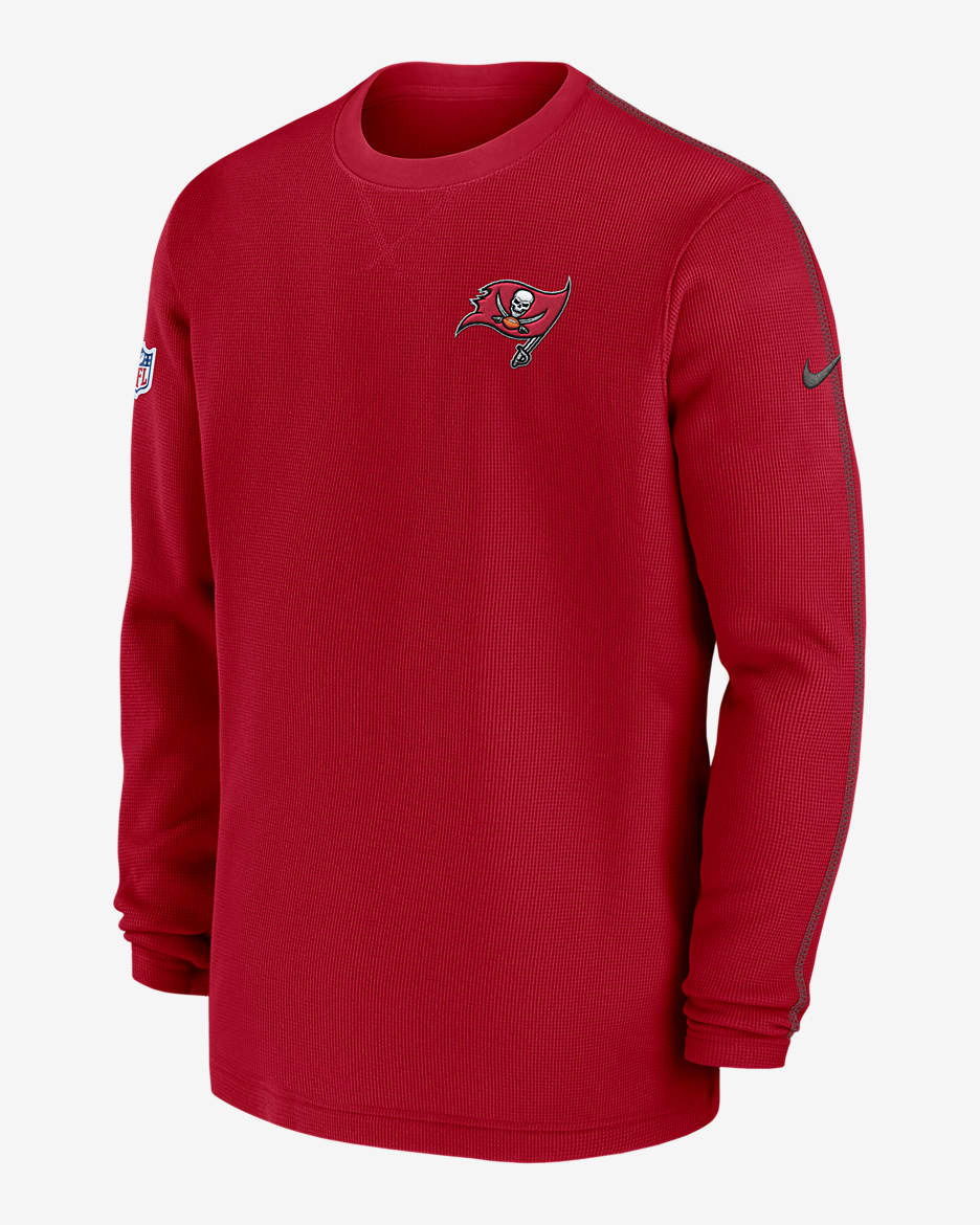 Tampa Bay Buccaneers Sideline Coach Men’s Nike NFL Long-Sleeve Top - Red