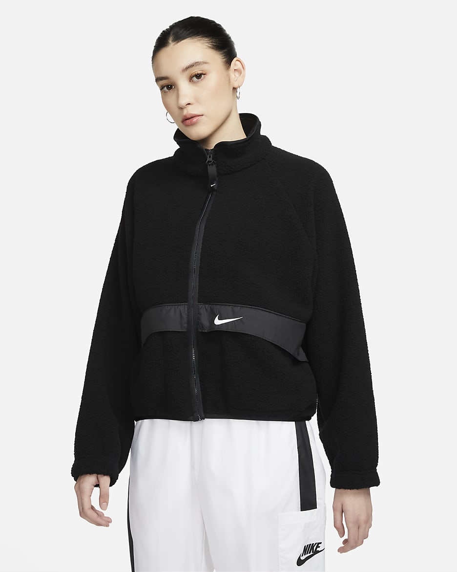 Nike Sportswear Essential Women's Jacket - Black/White