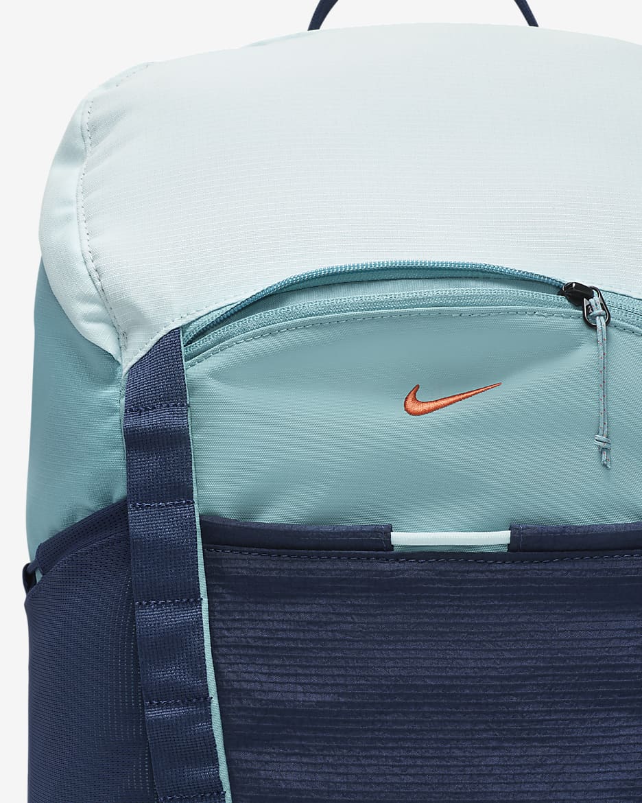 Nike Hike Backpack (27L) - Denim Turquoise/Midnight Navy/Vintage Coral