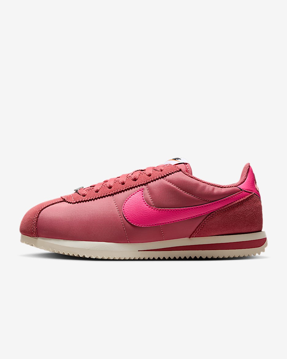 Nike Cortez Textile Schuh - Adobe/Alabaster/Safety Orange/Hyper Pink