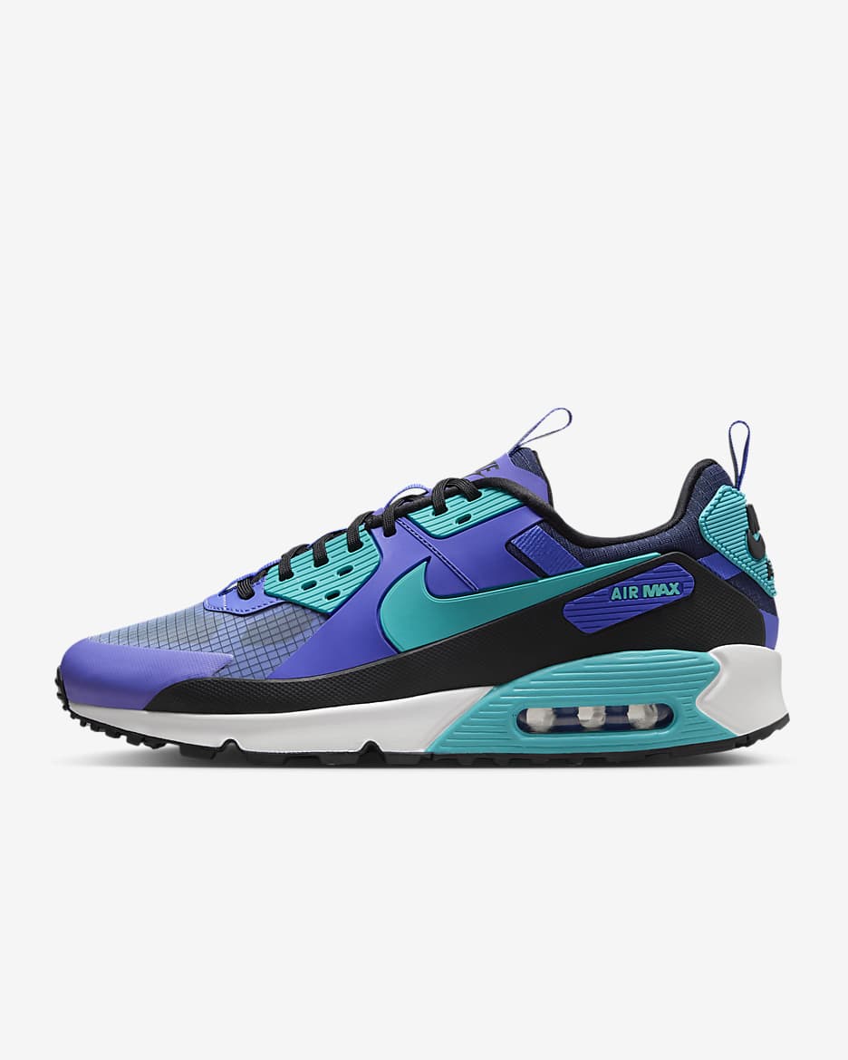 Nike Air Max 90 Drift-sko til mænd - Persian Violet/Midnight Navy/sort/Dusty Cactus