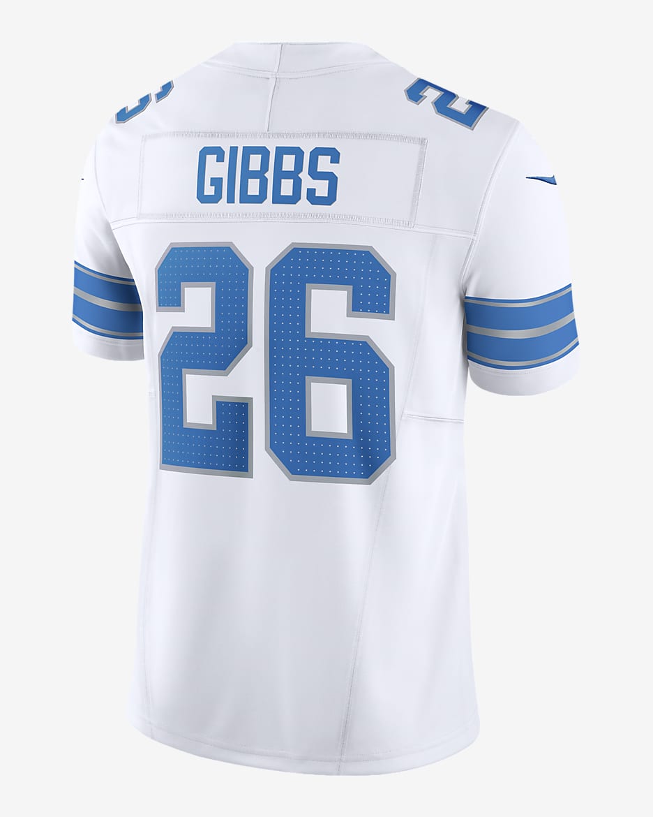 Jahmyr Gibbs Detroit Lions Men's Nike Dri-FIT NFL Limited Football Jersey - White