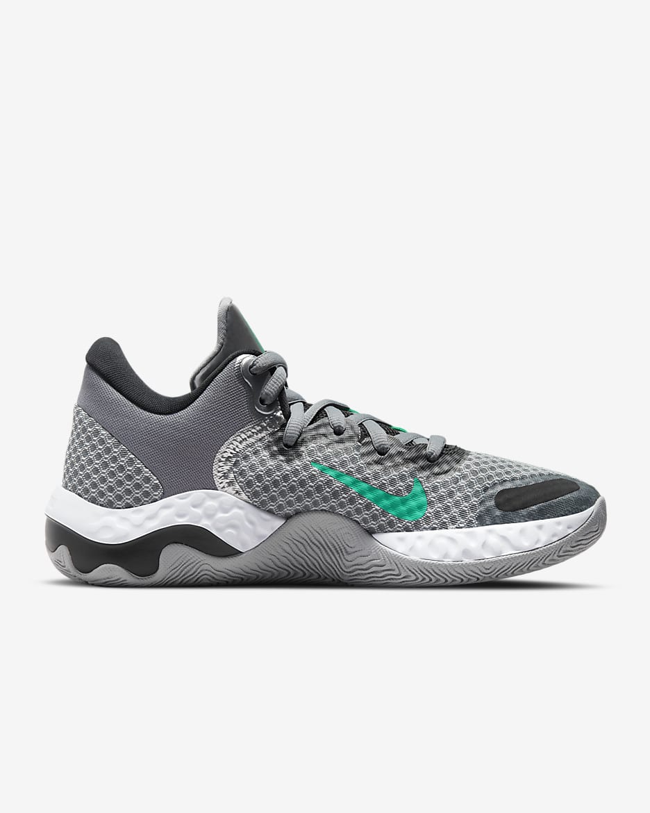 Nike Elevate 2 Basketball Shoes - Cool Grey/Metallic Silver/Wolf Grey/Black